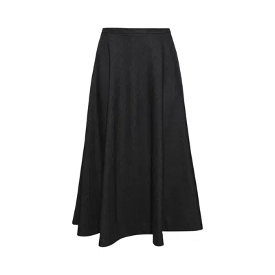 Pre-owned Gucci English Grisaille Skirt 'medium Grey' | Women's Size 42 In Gray