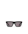 Gucci Engraved-logo Square-frame Sunglasses In Gray