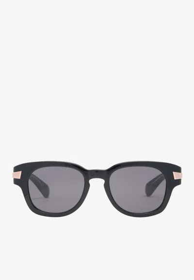Gucci Square-frame Sunglasses In Gray