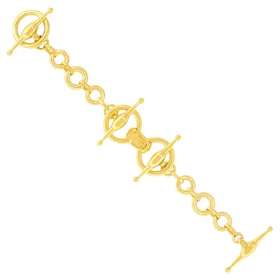 Pre-owned Gucci Equestrian Gold Bracelet In Multi