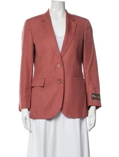 Pre-owned Gucci Eschatology Wool Blazer In Pink