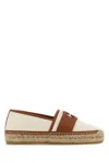 Gucci Beige Cotton And Linen Espadrilles For Men In White