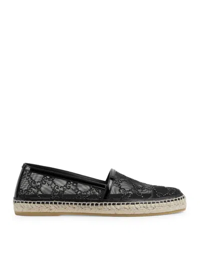GUCCI ESPADRILLES WITH GG CRYSTALS