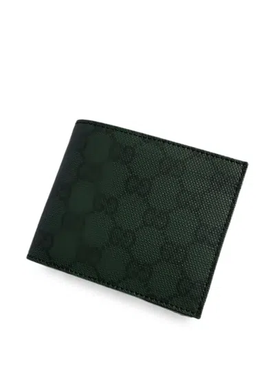 Gucci Essence Classic Bi-fold Wallet In Green