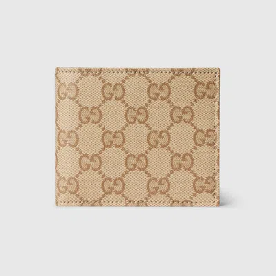 Gucci Essence Classic Bi-fold Wallet In Sand
