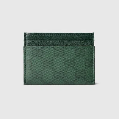 Gucci Essence Classic Card Case In Green