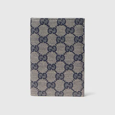 Gucci Essence Classic Passport Case In Blue