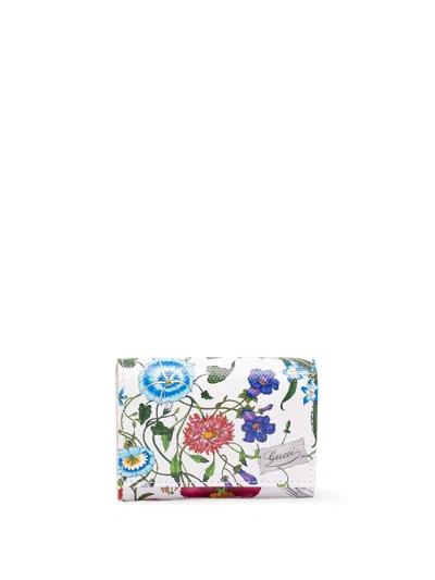 Gucci `essence Flora` Wallet In Multi