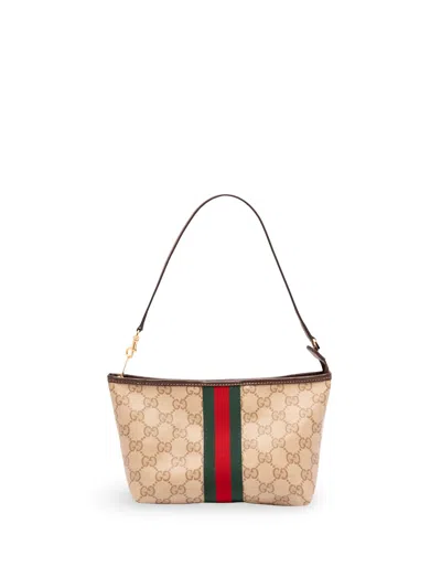 Gucci Essence` Pouch In Brown