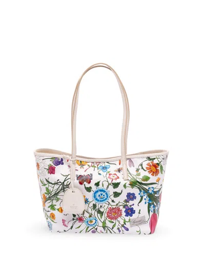 Gucci Essence` Tote Bag In White