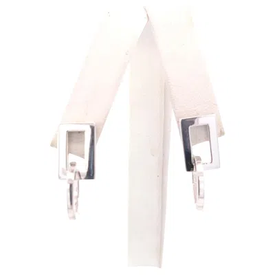 Pre-owned Gucci Estate Pierced Earrings Sterling Silver 7.73 Grams In Multi