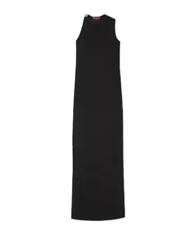 Gucci Evening Dress With Double G In Black