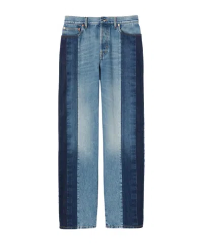 Gucci Exquisite Loose Denim Pants In Blue