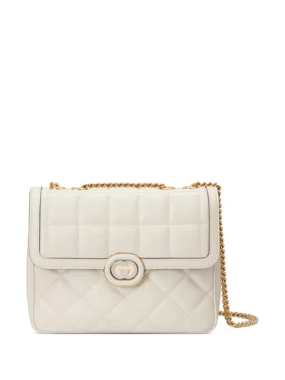 Gucci Exquisite Off-white Leather Bag.