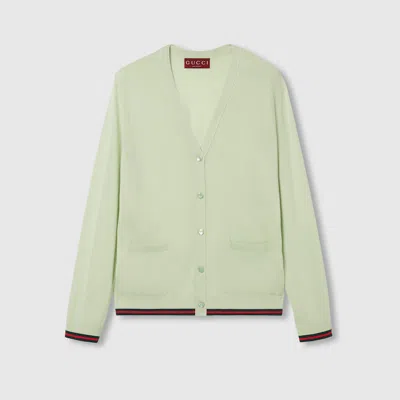 GUCCI GUCCI EXTRA FINE CASHMERE SILK CARDIGAN