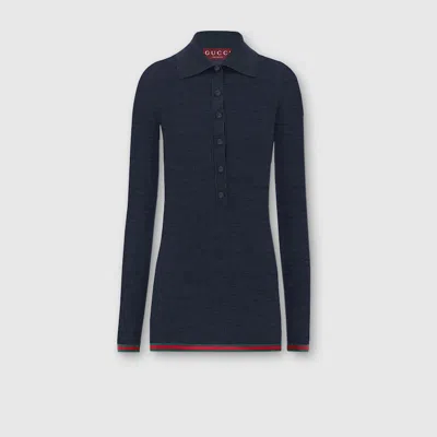 Gucci Extra Fine Rib Cashmere Knit Top