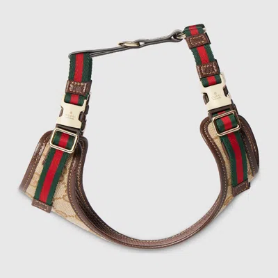 Gucci Extra-small Padded Pet Harness In Neutral