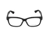 Gucci Rectangular Frame Glasses In Black Black Transparent