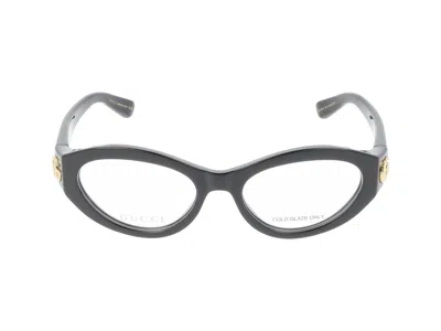 Gucci Eyeglasses In Black Black Transparent