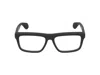 Gucci Eyewear Rectangular Frame Glasses In Black Black Transparent
