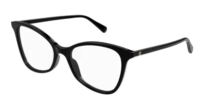 Gucci Eyeglasses  Gg1360o 001 Black Black Transparent 53/17/140