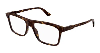GUCCI GUCCI EYEGLASSES  GG1820O 002 HAVANA HAVANA TRANSPA 55/17/145