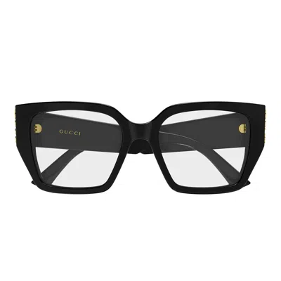 Gucci Eyeglasses Gg2042 O 001 Black/transparent Woman