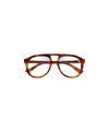 Gucci Eyewear Aviator Frame Sunglasses In Brown