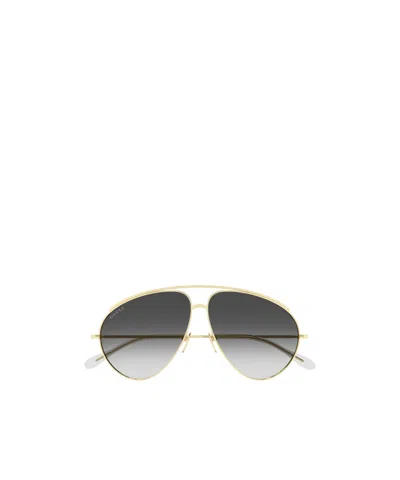 GUCCI GUCCI EYEWEAR AVIATOR FRAME SUNGLASSES