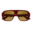 GUCCI GUCCI EYEWEAR AVIATOR FRAME SUNGLASSES