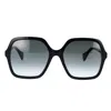 Gucci Oversize-frame Sunglasses In Black