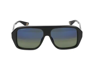 Gucci Eyewear In Black Black Blue