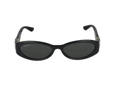 Gucci Sunglasses In Black Black Grey