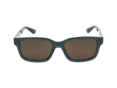 Gucci Sunglasses In Blue Blue Brown