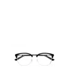 Gucci Eyewear Browline Frame Glasses In Black