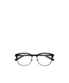 Gucci Eyewear Browline Frame Glasses In Black