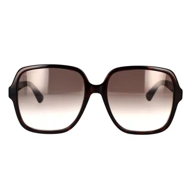 Gucci Eyewear Sunglasses In Brown