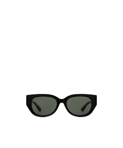 Gucci Eyewear Butterfly Frame Sunglasses In Black