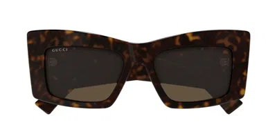 Gucci Butterfly Frame Sunglasses In Multi