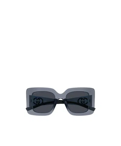 Gucci Eyewear Butterfly Frame Sunglasses In Multi