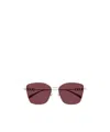 Gucci Butterfly Frame Sunglasses In Red