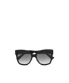 Gucci Eyewear Butterfly Sunglasses In Black