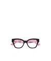 Gucci Eyewear Cat Eye Frame Glasses In Black