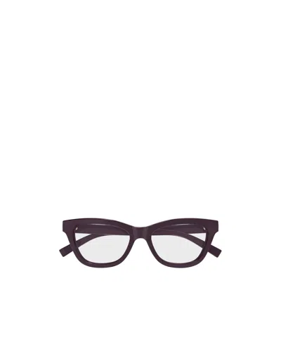 Gucci Eyewear Cat-eye Frame Glasses In Burgundy