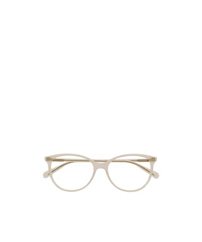 Gucci Transparent Glasses In Nude