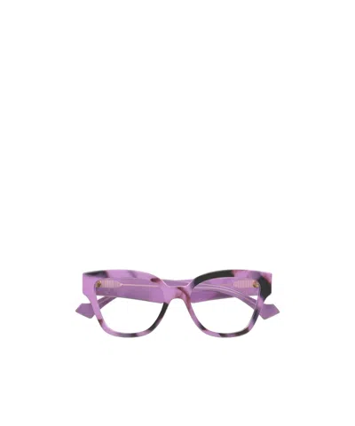 Gucci Eyewear Cat Eye Frame Glasses In Purple
