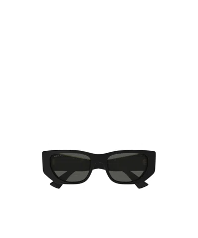 GUCCI GUCCI EYEWEAR CAT-EYE FRAME SUNGLASSES