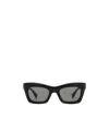Gucci Rectangular Shape Sunglasses In Black
