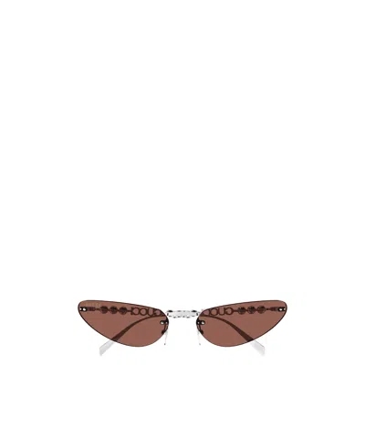 Gucci Eyewear Cat-eye Frame Sunglasses In Brown