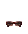 Gucci Eyewear Cat-eye Frame Sunglasses In Red